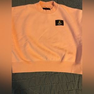 Nike Jordan Flight Women’s Crewneck Sweatshirt Size Small in a Peach Color